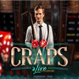 Live Craps slot icon by Evolution, available at Funbet Casino
