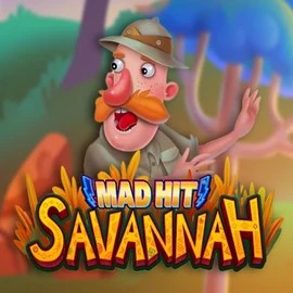 Mad Hit Savannah slot logo by RubyPlay at Funbet Casino
